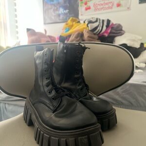 Combat boots!